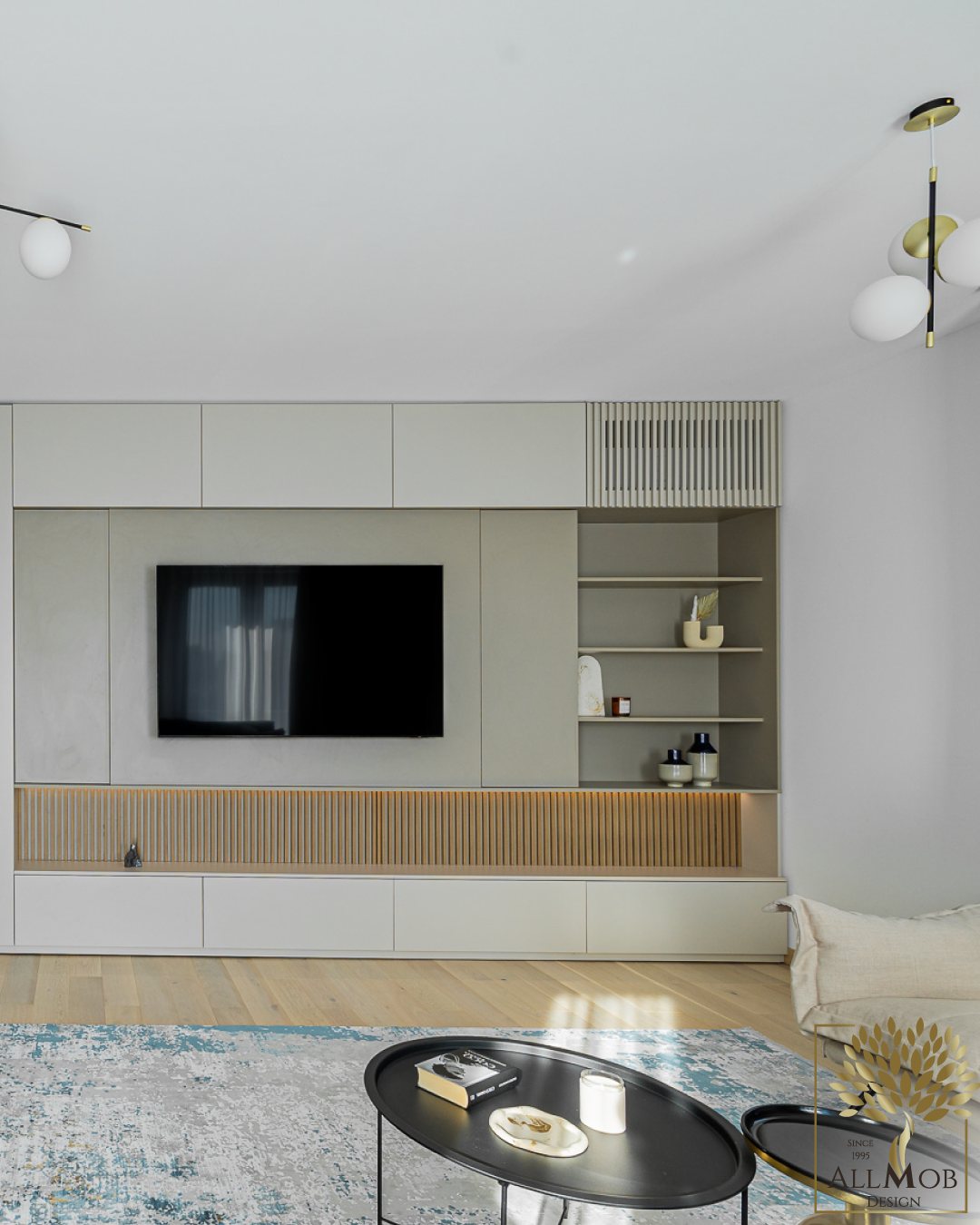 Mobilier de living realizat la comandă